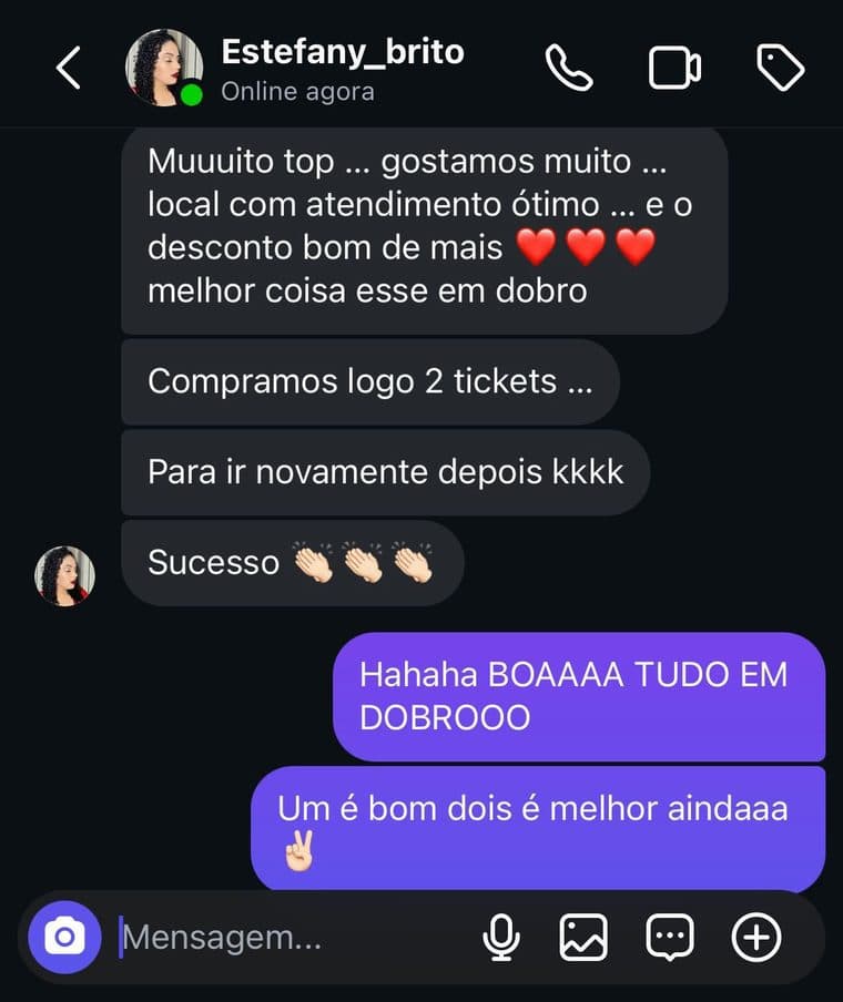 Depoimento de Estefany Brito — Fortal em Dobro
